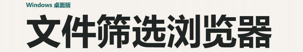 文件筛选浏览器下载